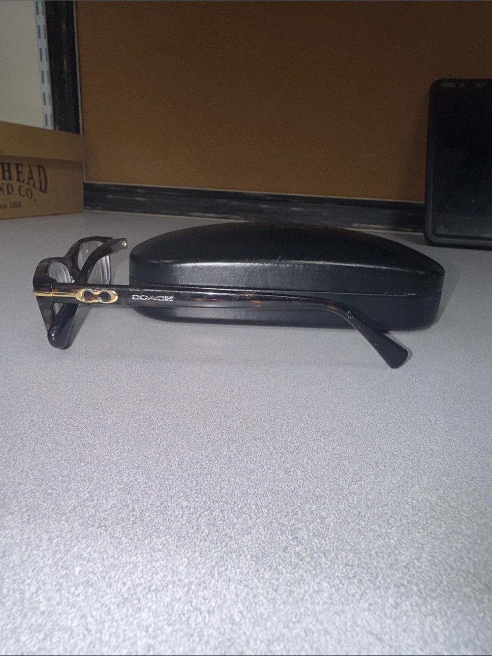 Coach Tortoiseshell Logo Reading Glasses